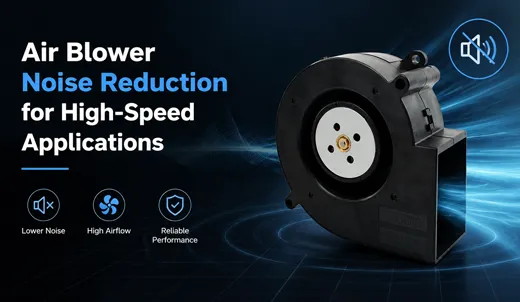 Air Blower Noise Reduction for High-Speed Applications